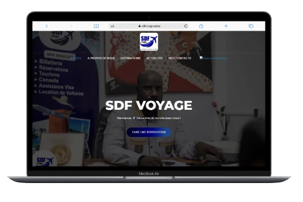 SIte web SDF Voyage